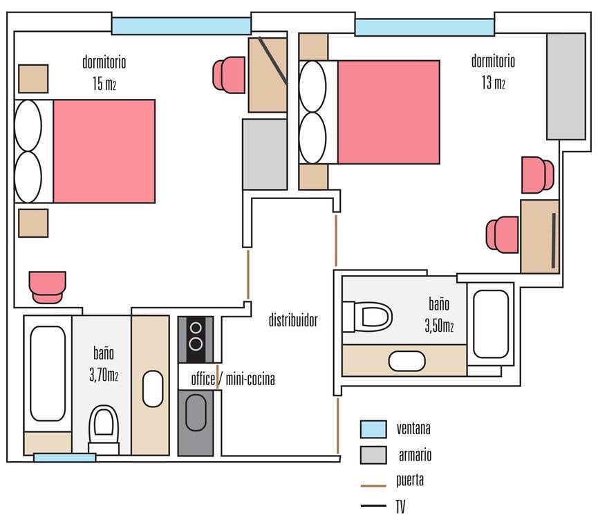 Apartamentos Sabinas Zaragoza Centro Pokój zdjęcie